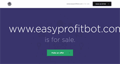 Desktop Screenshot of easyprofitbot.com