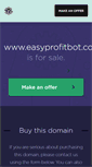 Mobile Screenshot of easyprofitbot.com